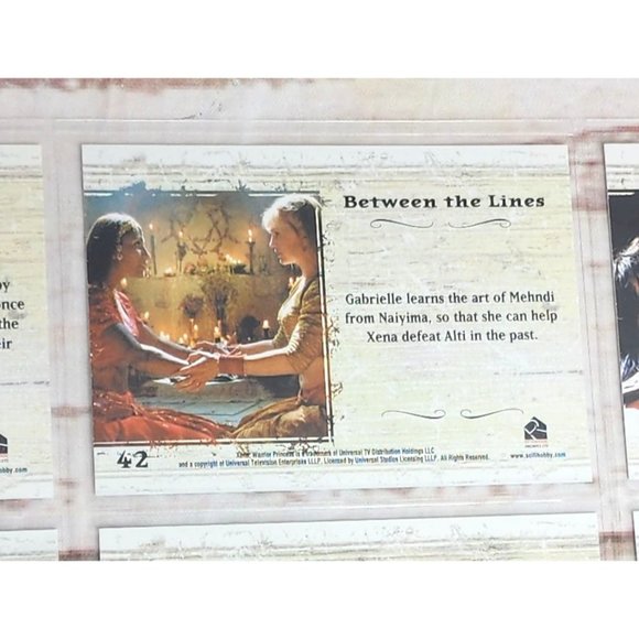 Vintage Xena Warrior Princess Collectible 9 Trading Card Bundle - Rittenhouse - Picture 11 of 15